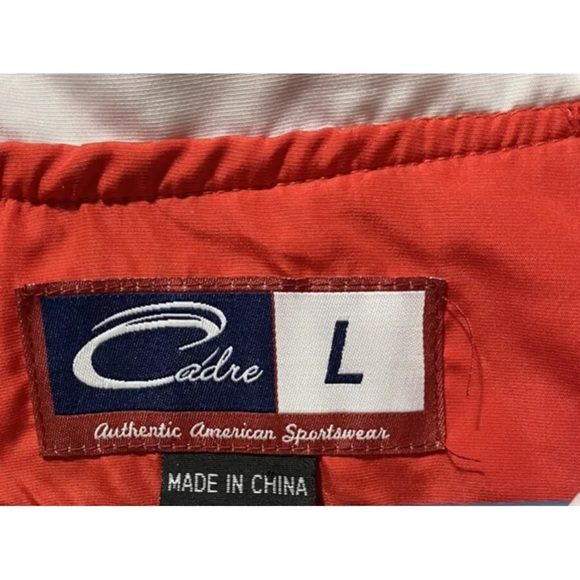 Wisconsin Cadre Sportswear Lightweight Windbreaker Pullover Jacket Size Large - Picture 4 of 4